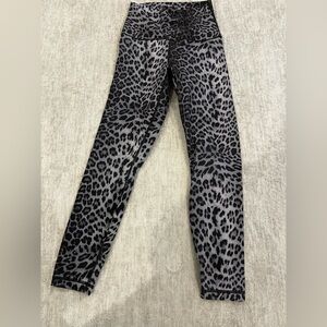 Altar’d State black and grey leopard print leggings size small